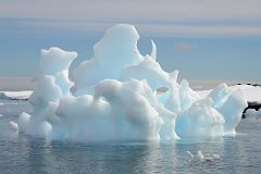 
Fantastically Shaped Iceberg Next To Cuverville Island From Zodiac On Quark Expeditions Antarctica Cruise
